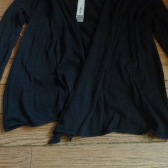 Women's Lightweight Wool Blend Cardigan Sweater - Picture 3 of 3